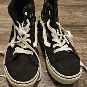 Vans Filmore High Garden Floral Black/White Skate Shoes Sneakers